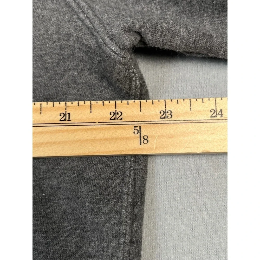 Nike Hoodie Charcoal Grey Pullover Sweatshirt Large Kangaroo Pocket‎ Cotton/poly